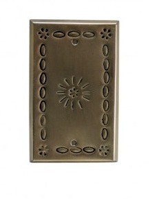 metal switch plates decorative