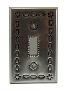 metal switch plates decorative